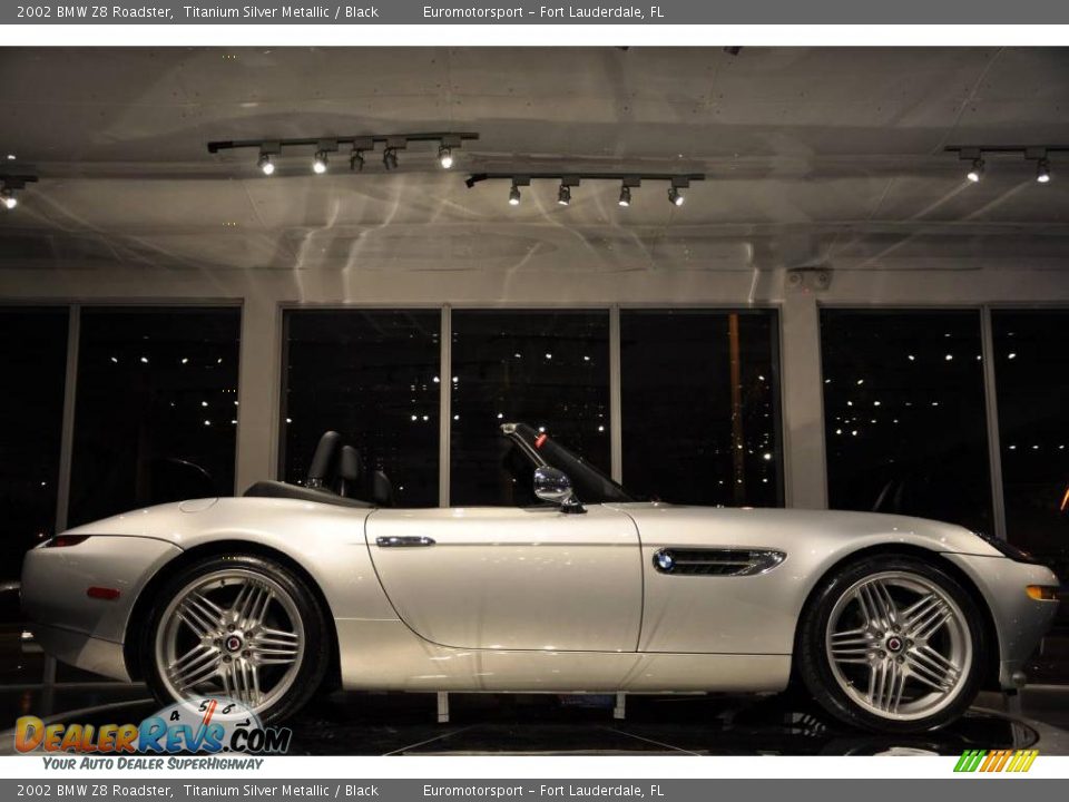 2002 BMW Z8 Roadster Titanium Silver Metallic / Black Photo #32