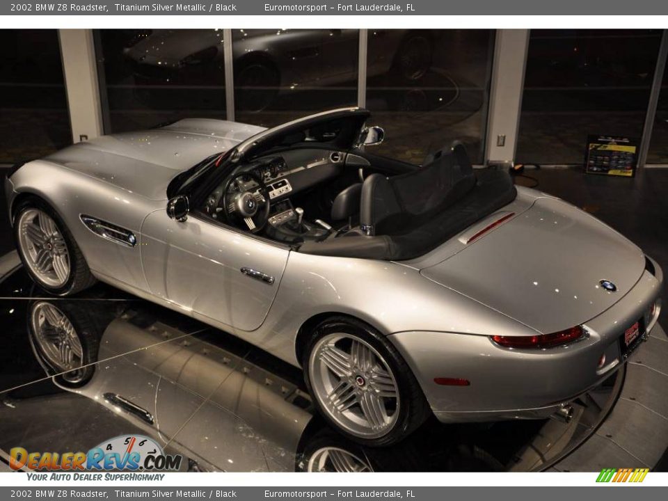 2002 BMW Z8 Roadster Titanium Silver Metallic / Black Photo #33