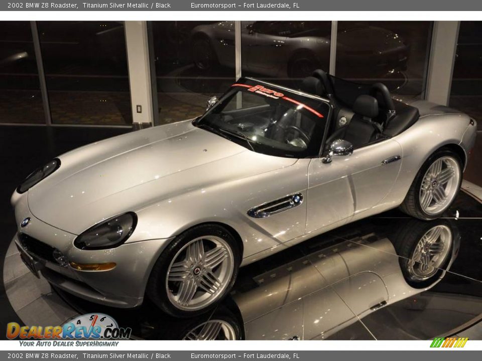 2002 BMW Z8 Roadster Titanium Silver Metallic / Black Photo #34