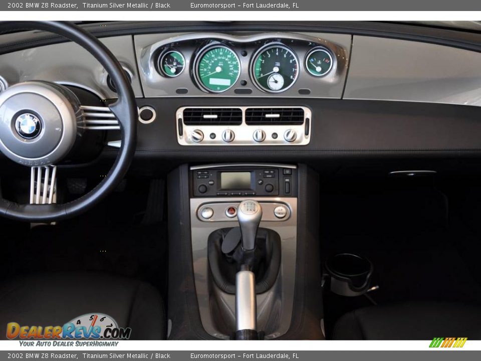 2002 BMW Z8 Roadster Titanium Silver Metallic / Black Photo #35