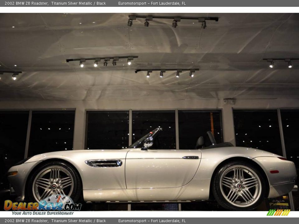 2002 BMW Z8 Roadster Titanium Silver Metallic / Black Photo #36