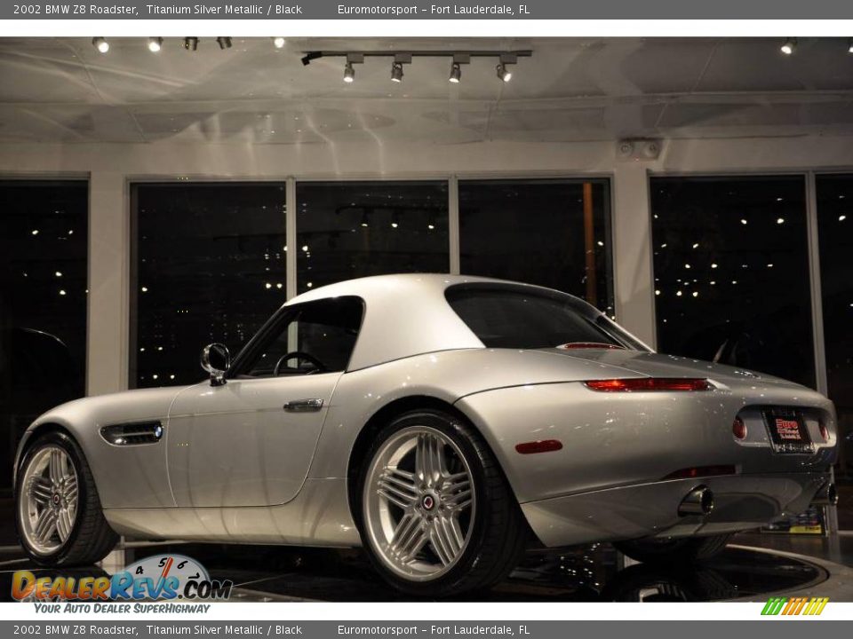 2002 BMW Z8 Roadster Titanium Silver Metallic / Black Photo #37
