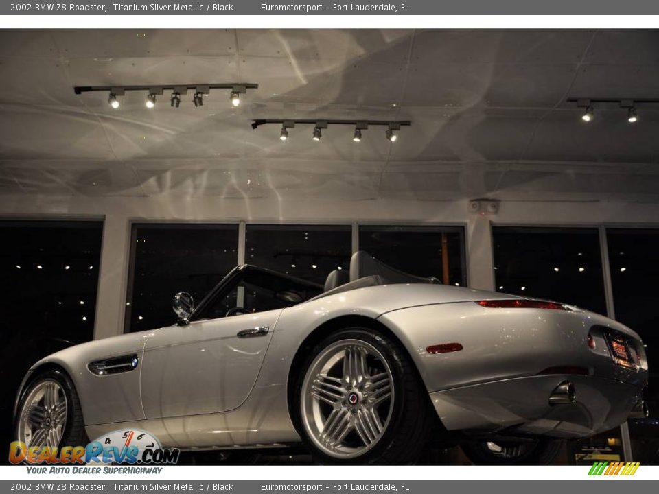 2002 BMW Z8 Roadster Titanium Silver Metallic / Black Photo #39
