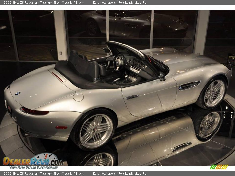 2002 BMW Z8 Roadster Titanium Silver Metallic / Black Photo #40