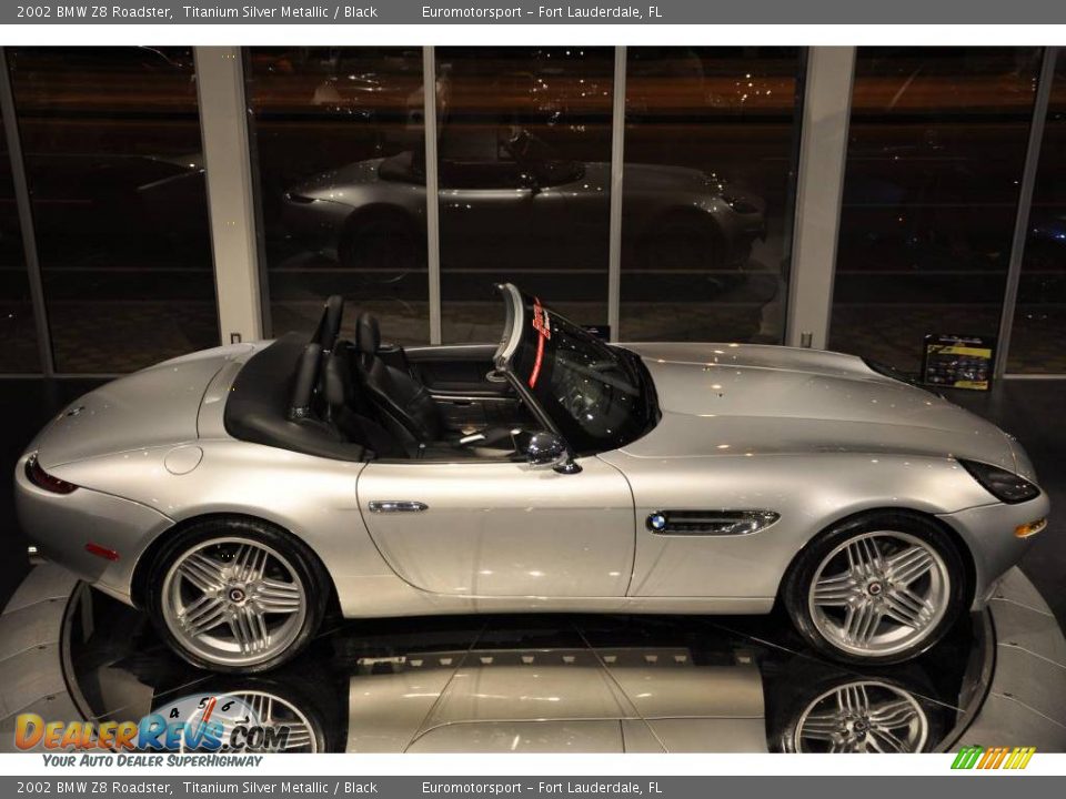 2002 BMW Z8 Roadster Titanium Silver Metallic / Black Photo #42