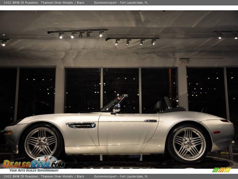 2002 BMW Z8 Roadster Titanium Silver Metallic / Black Photo #43