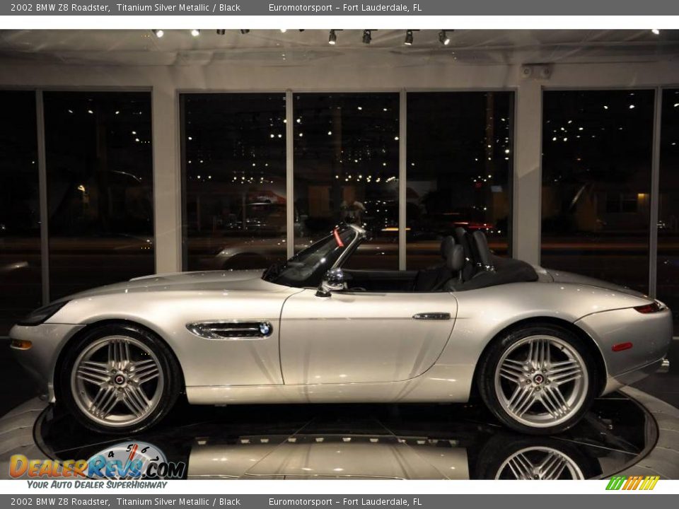 2002 BMW Z8 Roadster Titanium Silver Metallic / Black Photo #45