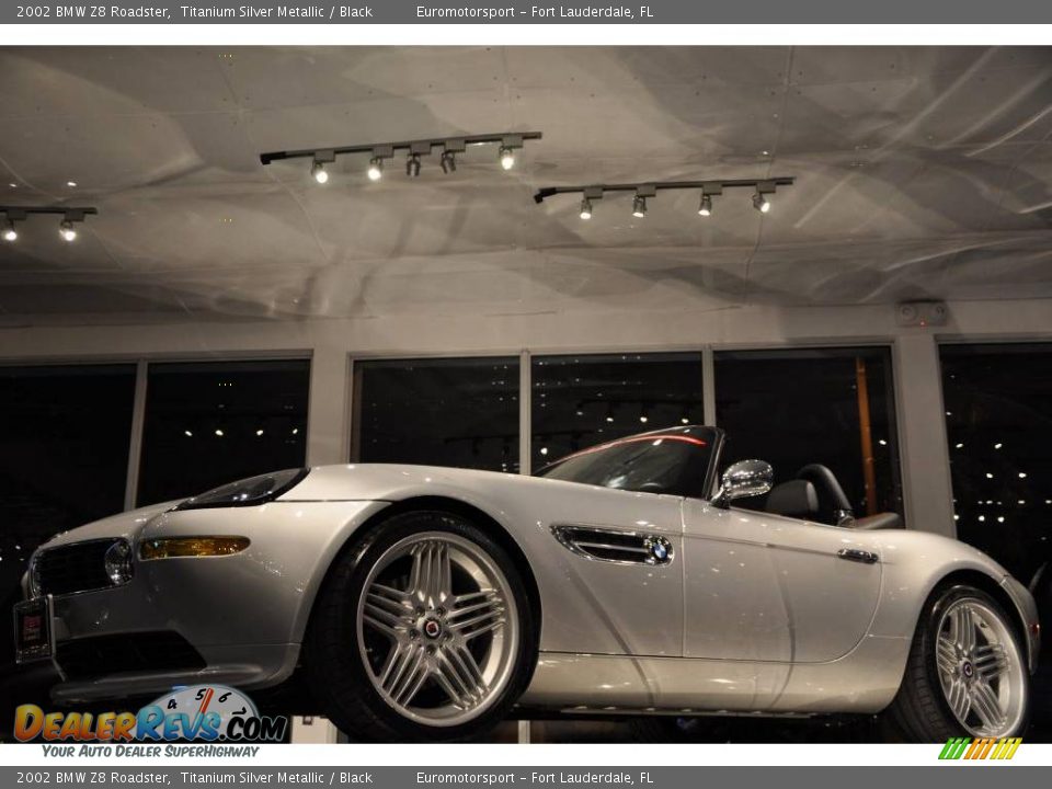2002 BMW Z8 Roadster Titanium Silver Metallic / Black Photo #46