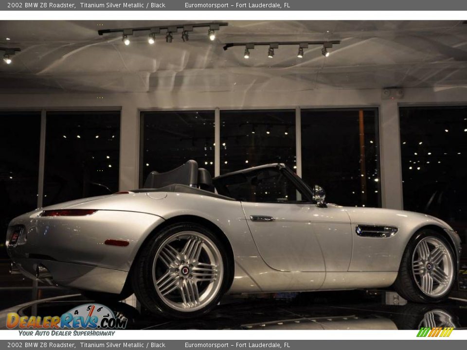2002 BMW Z8 Roadster Titanium Silver Metallic / Black Photo #47