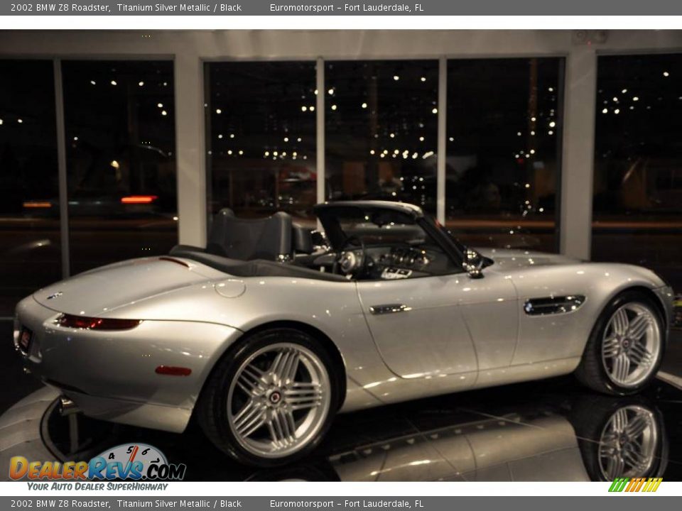 2002 BMW Z8 Roadster Titanium Silver Metallic / Black Photo #49