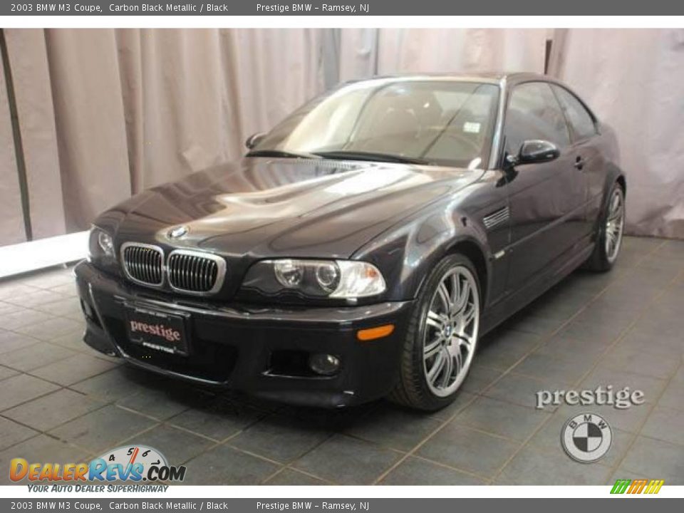 2003 BMW M3 Coupe Carbon Black Metallic / Black Photo #1
