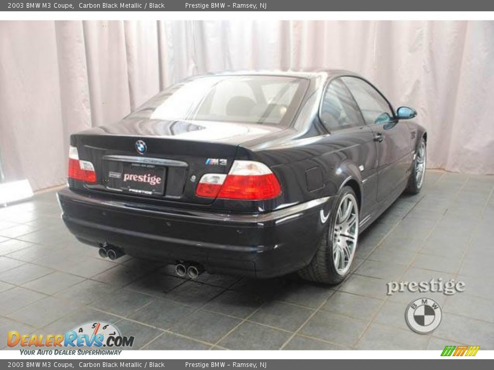 2003 BMW M3 Coupe Carbon Black Metallic / Black Photo #2