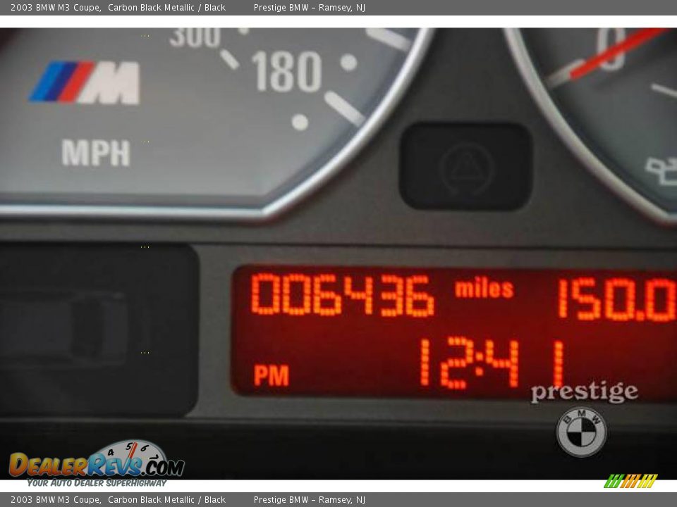 2003 BMW M3 Coupe Carbon Black Metallic / Black Photo #3