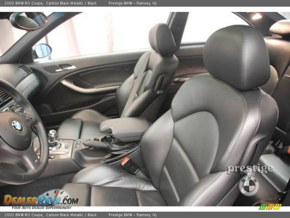 2003 BMW M3 Coupe Carbon Black Metallic / Black Photo #5