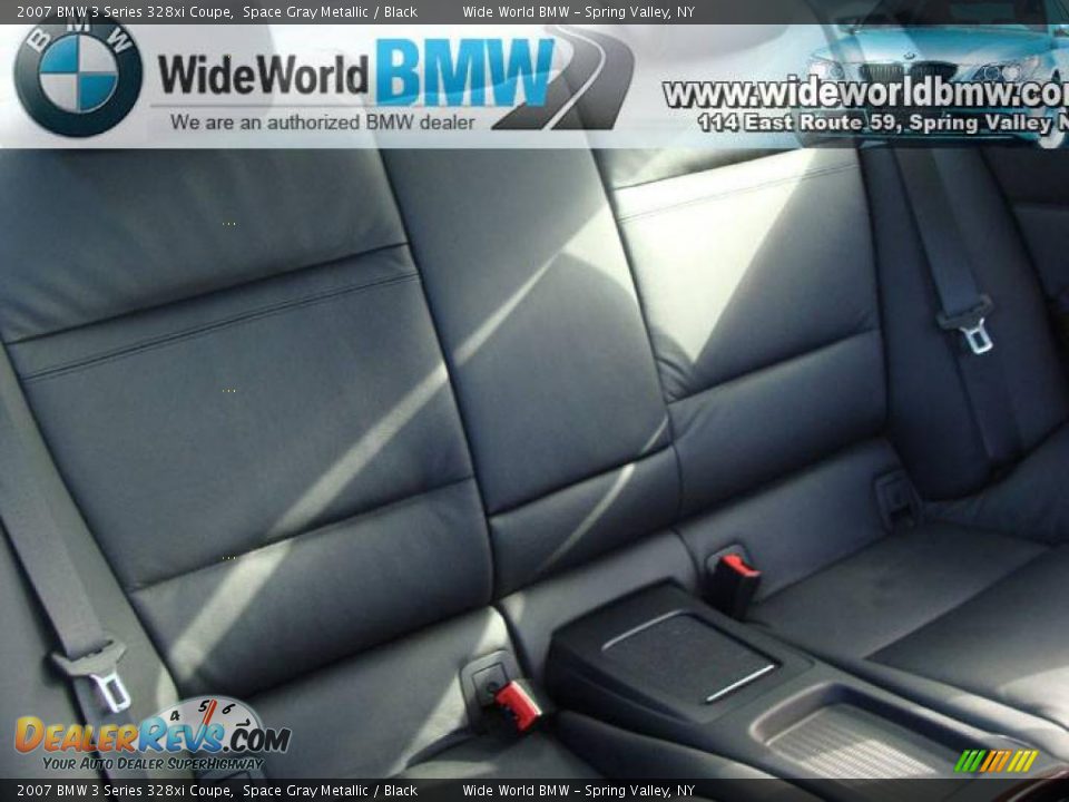 2007 BMW 3 Series 328xi Coupe Space Gray Metallic / Black Photo #9