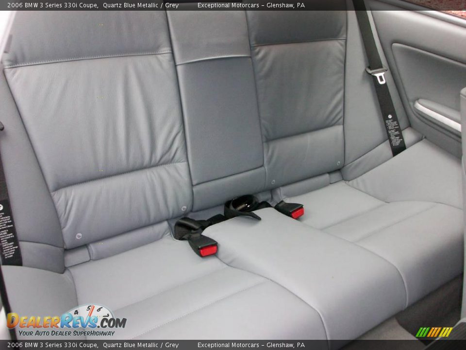 2006 BMW 3 Series 330i Coupe Quartz Blue Metallic / Grey Photo #21