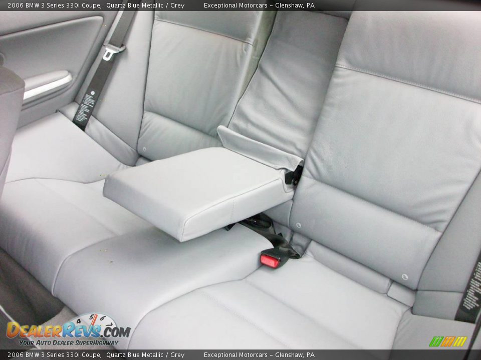 2006 BMW 3 Series 330i Coupe Quartz Blue Metallic / Grey Photo #22