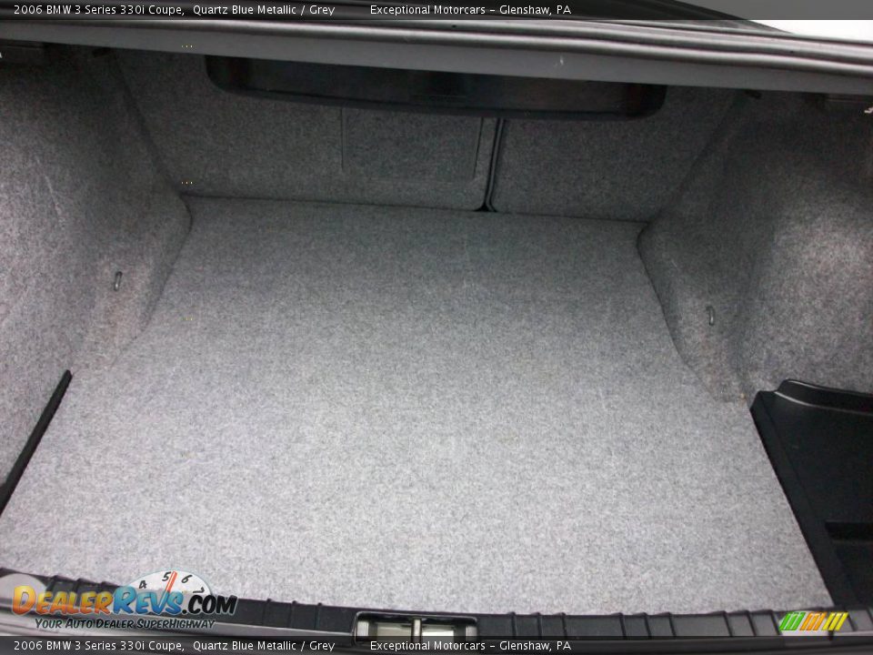 2006 BMW 3 Series 330i Coupe Quartz Blue Metallic / Grey Photo #23