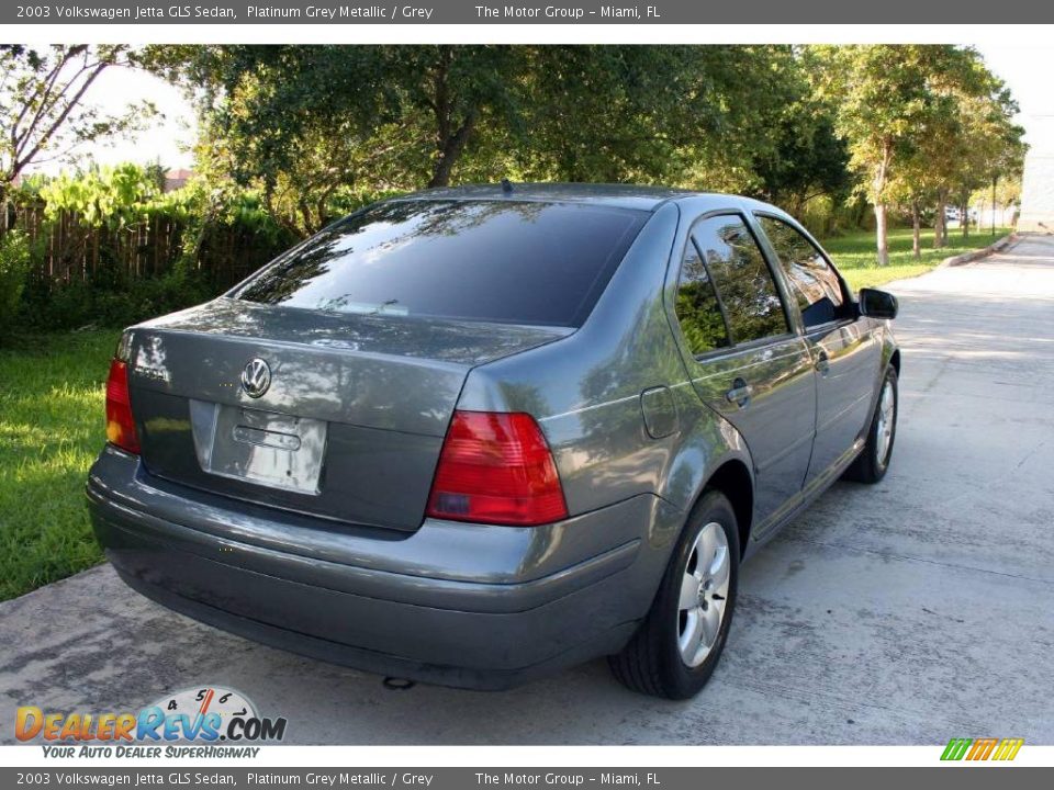 2003 Volkswagen Jetta GLS Sedan Platinum Grey Metallic / Grey Photo #11