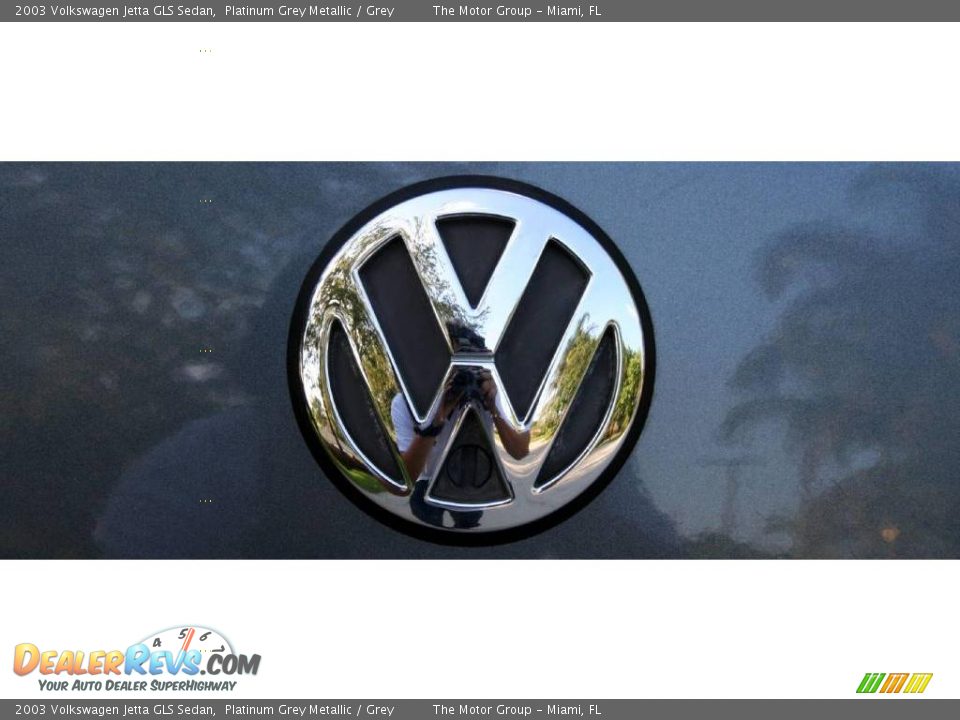 2003 Volkswagen Jetta GLS Sedan Platinum Grey Metallic / Grey Photo #29