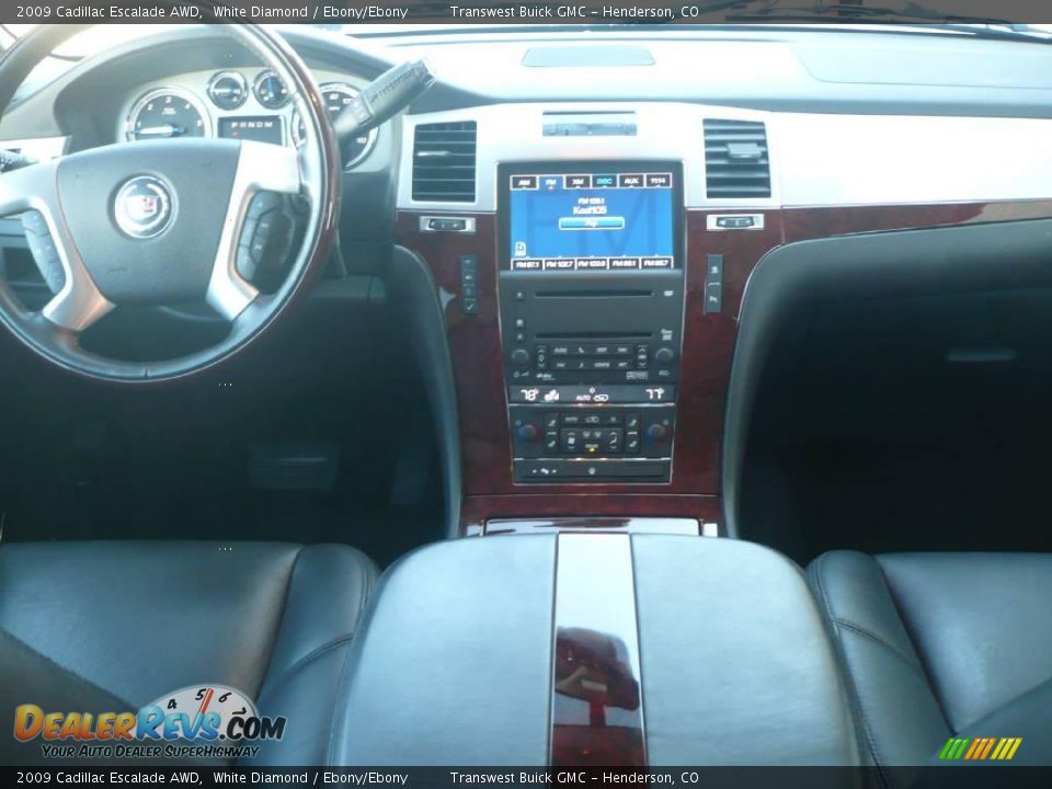 2009 Cadillac Escalade AWD White Diamond / Ebony/Ebony Photo #19