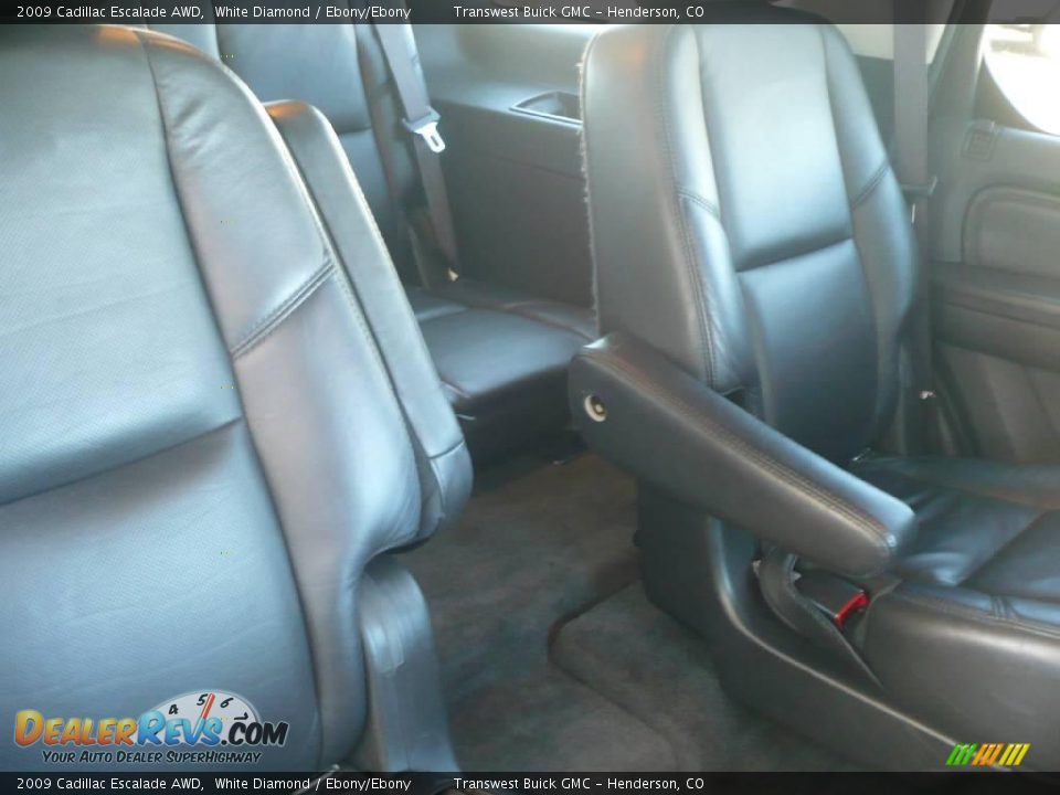 2009 Cadillac Escalade AWD White Diamond / Ebony/Ebony Photo #16