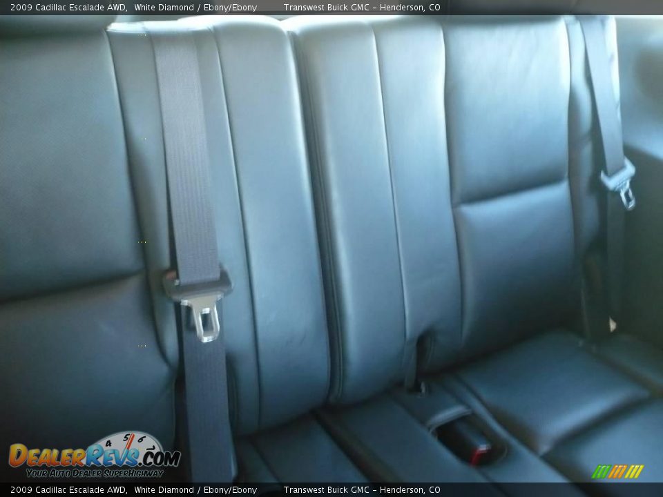 2009 Cadillac Escalade AWD White Diamond / Ebony/Ebony Photo #17