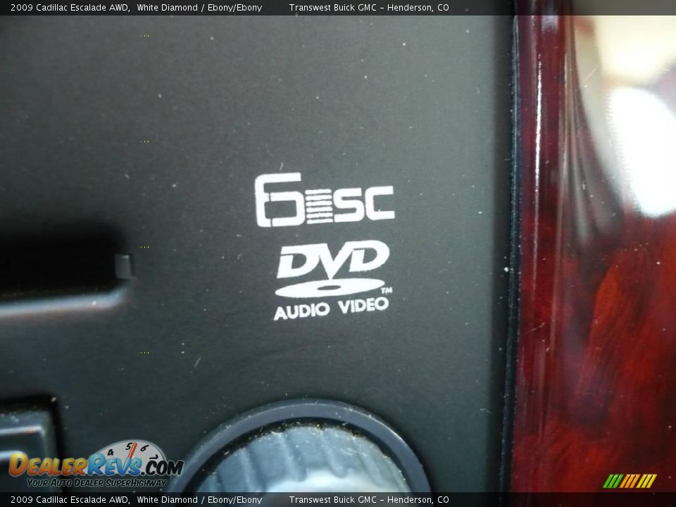 2009 Cadillac Escalade AWD White Diamond / Ebony/Ebony Photo #32