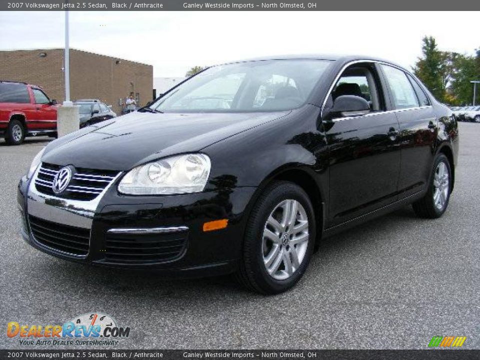 2007 Volkswagen Jetta 2.5 Sedan Black / Anthracite Photo #1