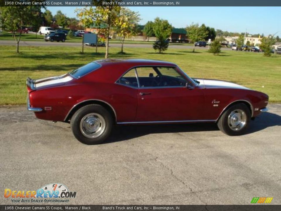 1968 Chevrolet Camaro SS Coupe Maroon / Black Photo #1