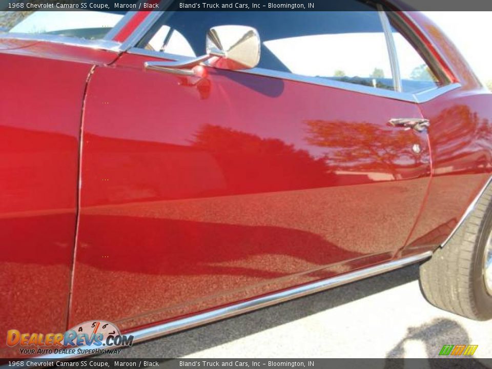 1968 Chevrolet Camaro SS Coupe Maroon / Black Photo #15