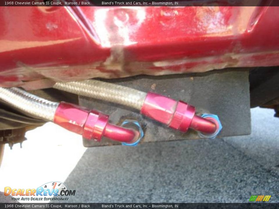 1968 Chevrolet Camaro SS Coupe Maroon / Black Photo #18
