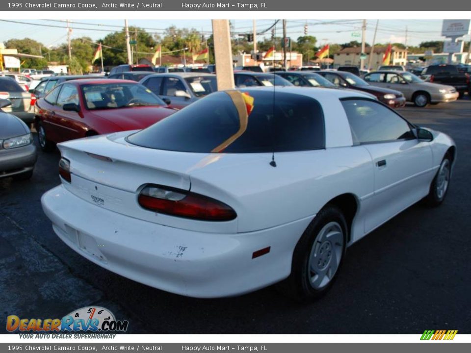 1995 Chevrolet Camaro Coupe Arctic White / Neutral Photo #8