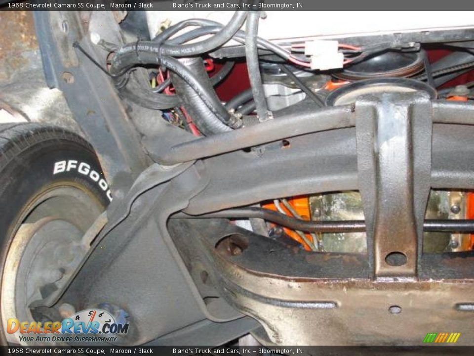 1968 Chevrolet Camaro SS Coupe Maroon / Black Photo #20