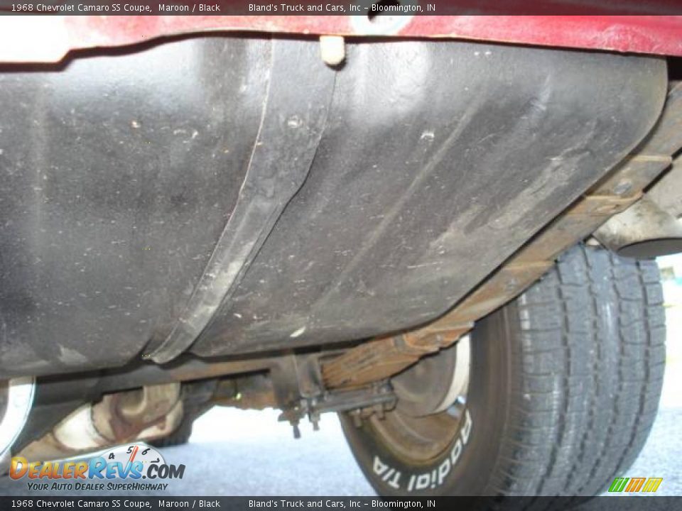 1968 Chevrolet Camaro SS Coupe Maroon / Black Photo #21