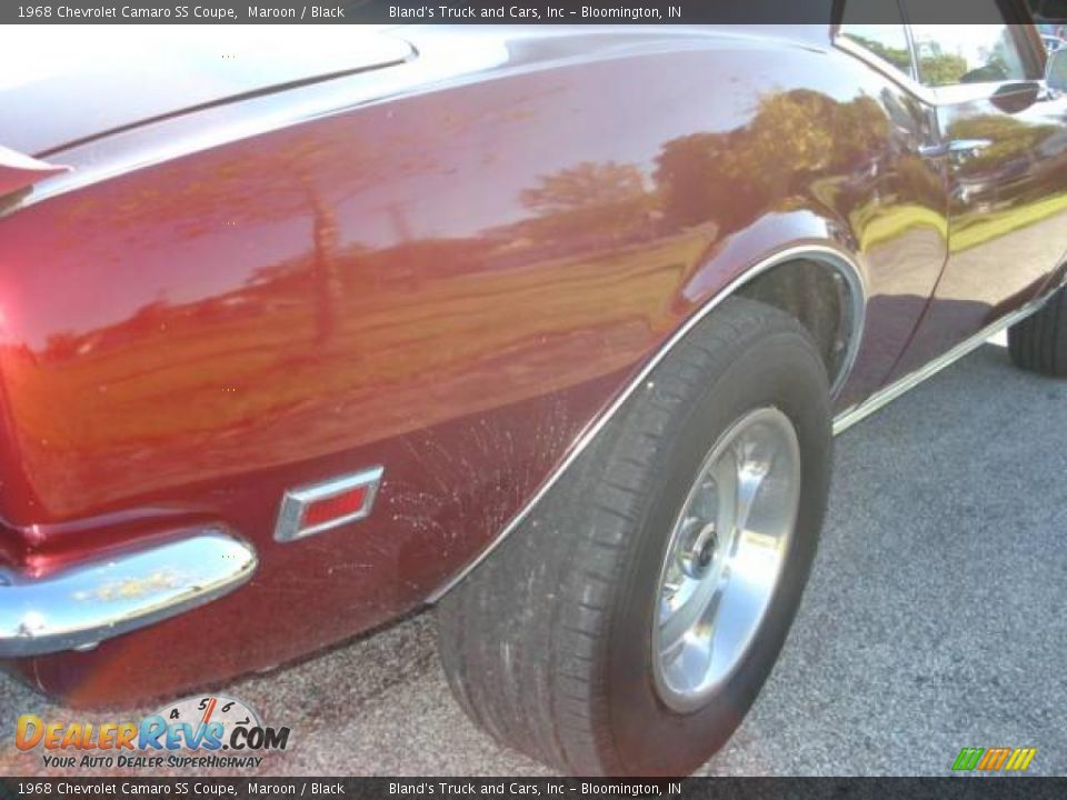 1968 Chevrolet Camaro SS Coupe Maroon / Black Photo #22