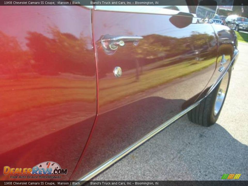 1968 Chevrolet Camaro SS Coupe Maroon / Black Photo #23