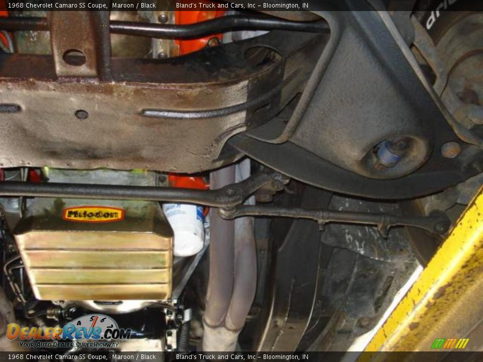 1968 Chevrolet Camaro SS Coupe Maroon / Black Photo #25