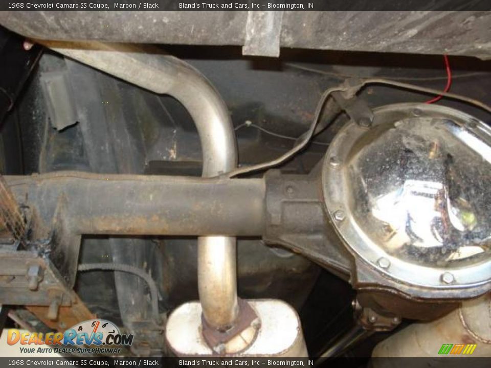1968 Chevrolet Camaro SS Coupe Maroon / Black Photo #27