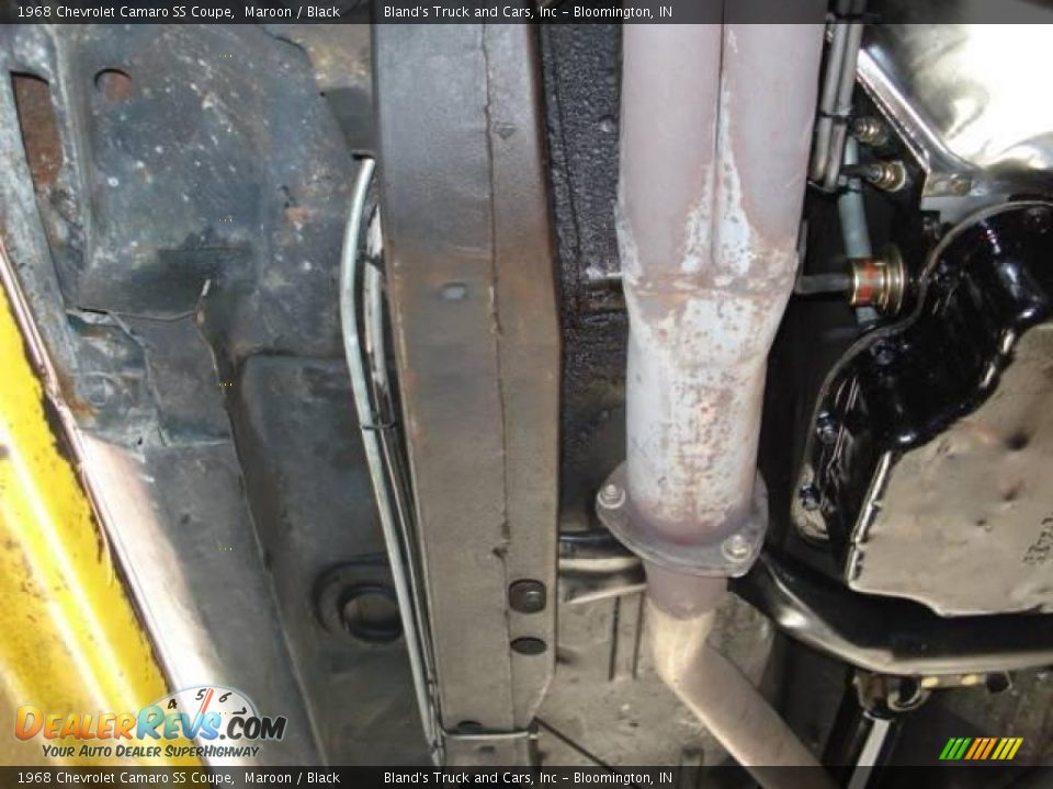 1968 Chevrolet Camaro SS Coupe Maroon / Black Photo #28