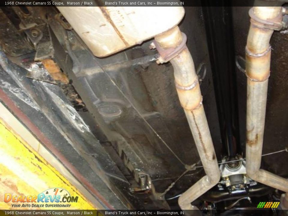1968 Chevrolet Camaro SS Coupe Maroon / Black Photo #29