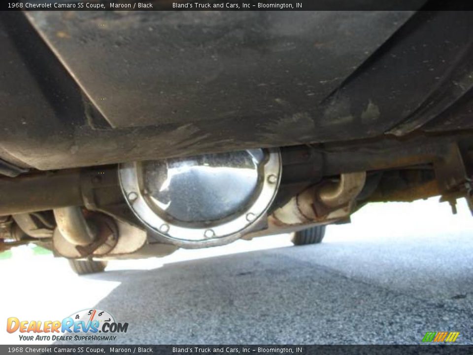 1968 Chevrolet Camaro SS Coupe Maroon / Black Photo #31
