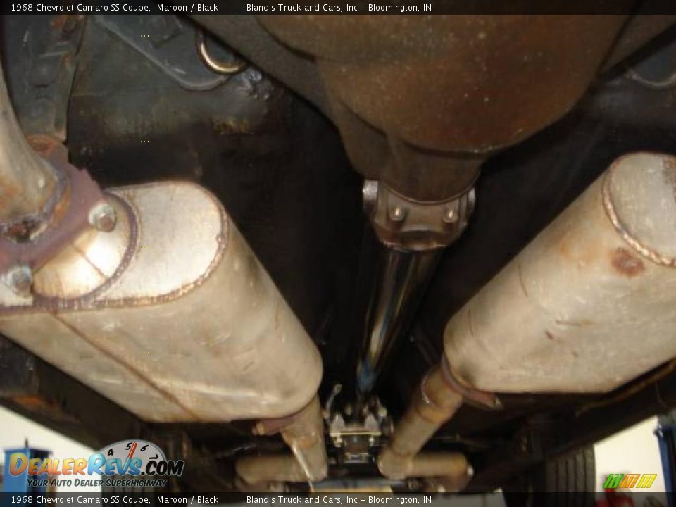 1968 Chevrolet Camaro SS Coupe Maroon / Black Photo #33