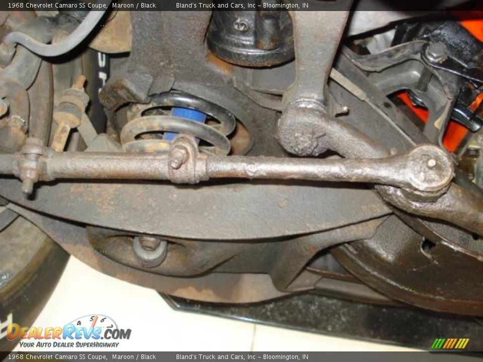 1968 Chevrolet Camaro SS Coupe Maroon / Black Photo #34