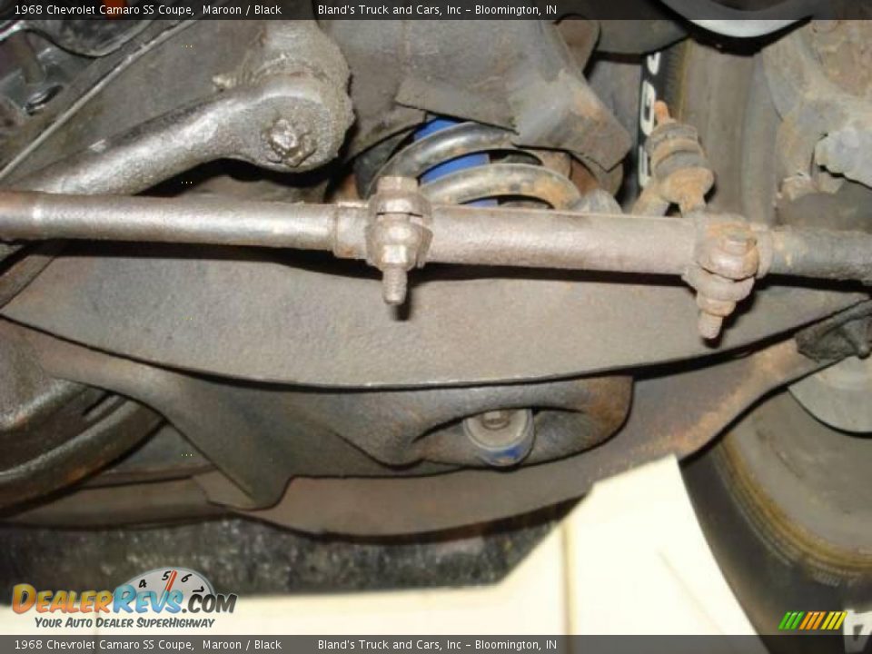 1968 Chevrolet Camaro SS Coupe Maroon / Black Photo #35
