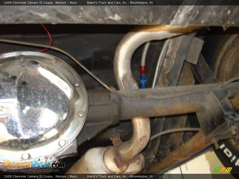 1968 Chevrolet Camaro SS Coupe Maroon / Black Photo #36