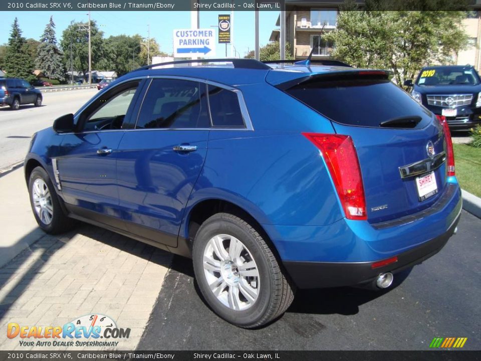 2010 Cadillac SRX V6 Caribbean Blue / Titanium/Ebony Photo #7