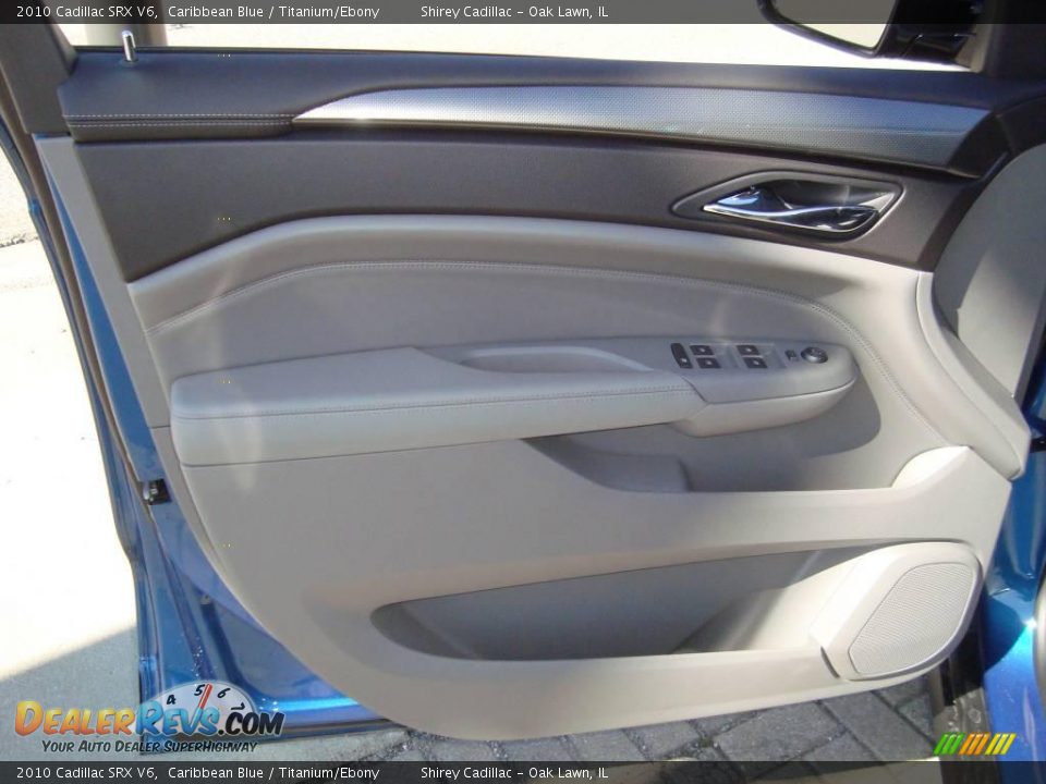 2010 Cadillac SRX V6 Caribbean Blue / Titanium/Ebony Photo #13