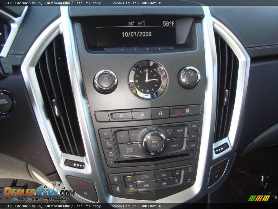 2010 Cadillac SRX V6 Caribbean Blue / Titanium/Ebony Photo #15