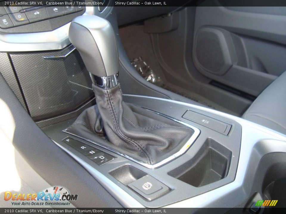 2010 Cadillac SRX V6 Caribbean Blue / Titanium/Ebony Photo #16